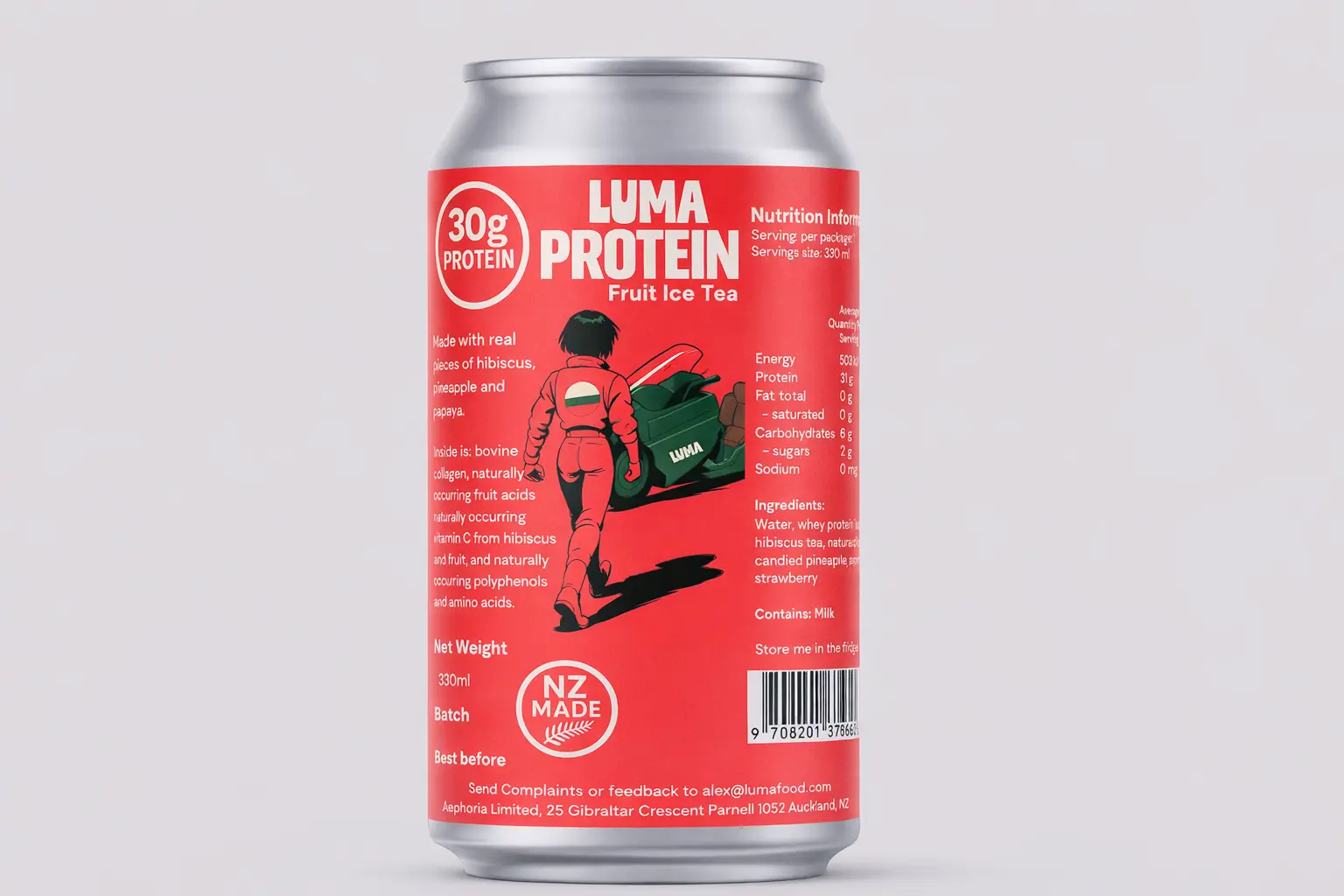 Luma protein ice tea